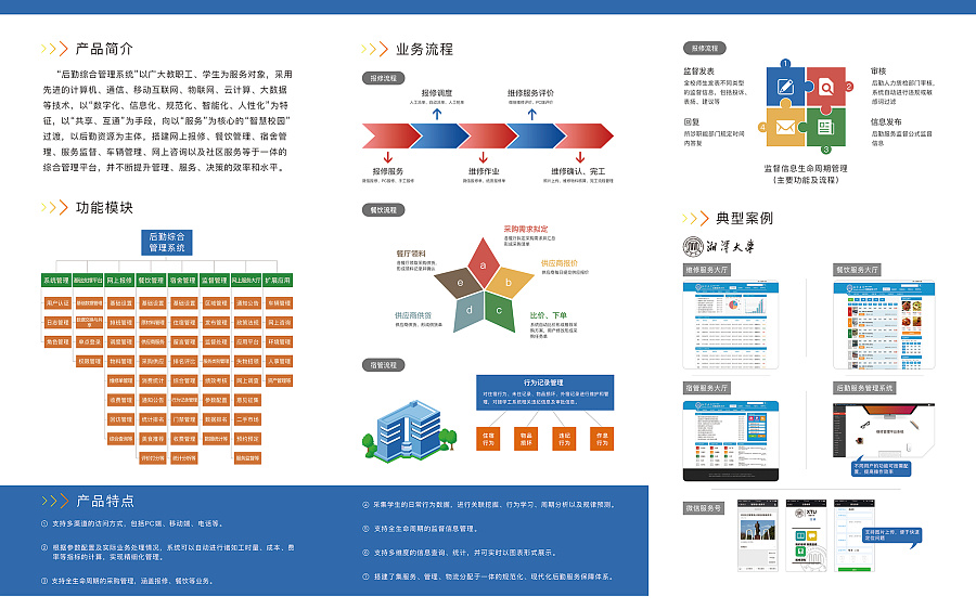 公司產(chǎn)品三折頁設(shè)計(jì) 阿白哥_Karida原創(chuàng)作品助力企業(yè)管理宣傳